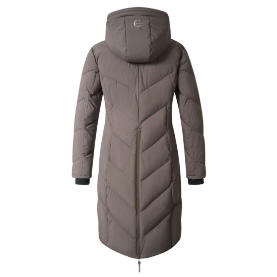 Covalliero Winter Long Coat - Chocolate image