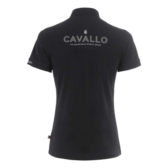 Cavallo Cotton Polo - Black image