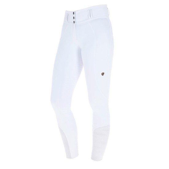 Covalliero High Waist Breeches - White image
