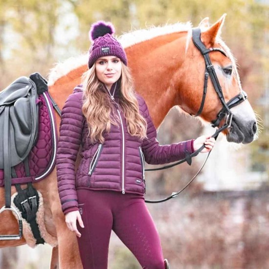 Cavallo Youths Baga quilted jacket - Rubin Young Rider image