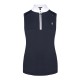 Cavallo Women's Dark Blue sleeveless Sava competition shirt. Competition Clothing image