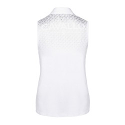 Cavallo Women's white sleeveless Sava competition shirt