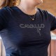 Cavallo Dulce lightweight T-shirt- Dark blue Ladies Shirts and Tops image