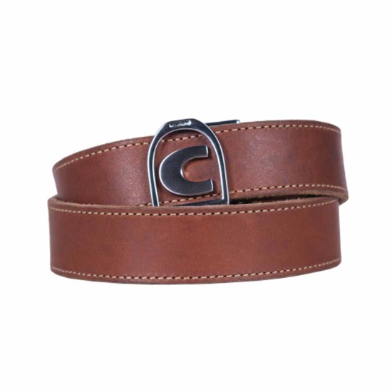 Cavallo Tola Cognac leather unisex belt Accessories image