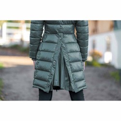 Covalliero Quilted Coat - Jade Green