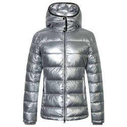 Covalliero Quilted Jacket - Silver