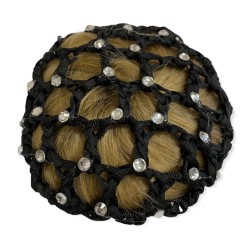 Equetech Crystal Bun Net - Black