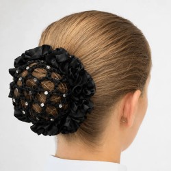 Equetech Crystal Bun Net - Black