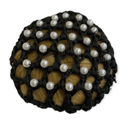 Equetech Pearl Bun Net - Black