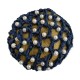 Equetech Pearl Bun Net - Navy image