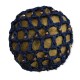 Equetech Rose Gold Crystal Bun Net - Navy image