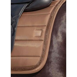 Eskadron High Gloss Jewel Saddlepad - Cognac