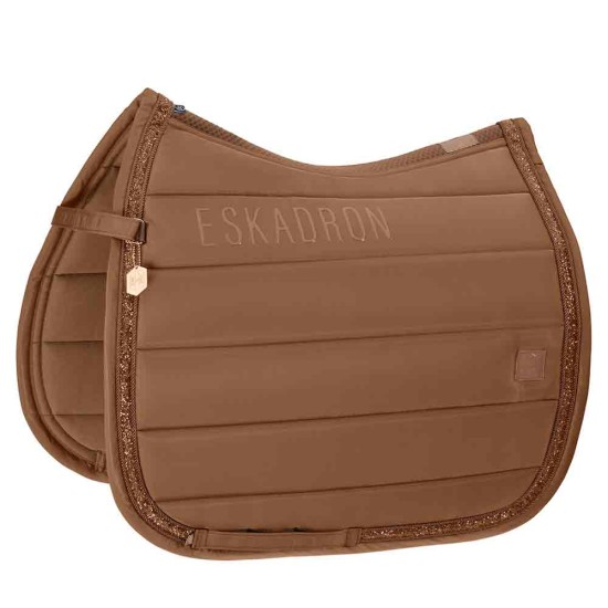 Eskadron High Gloss Jewel Saddlepad - Cognac image