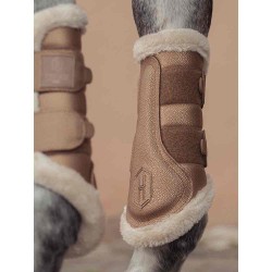 Eskadron Stingray Fauxfur Brushing Boots - Cognac