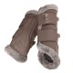 Eskadron Classic Sports Mesh Faux Fur Brushing Boots - Deep Taupe Horse Boots image
