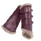 Eskadron Heritage Glamslate Faux Fur Brushing Boots - Cassis Horse Boots image