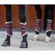 Eskadron Heritage Glamslate Faux Fur Brushing Boots - Cassis Horse Boots image