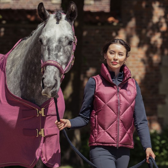 Eskadron Quilt Waistcoat - Wildberry image