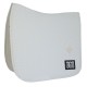 Kentucky Dressage Saddle Pad Fishbone with 2 Numbers - White image
