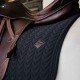 Kentucky Horsewear Dressage Fishbone Saddlepad - Black image
