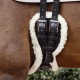 Kentucky Horsewear Sheepskin Anatomic Short Girth - Black image