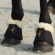 Kentucky Horsewear Sheepskin Overreach Boots - Black 