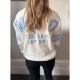 IB Gingham New York Slogan Jumper image