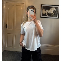 IB Mini Heart Slogan T-Shirt - White