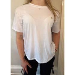 IB Mini Heart Slogan T-Shirt - White