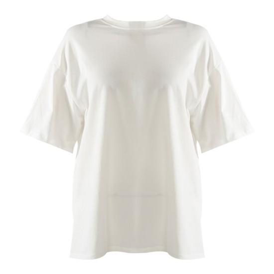 IB New York Embossed Back T-Shirt - White image