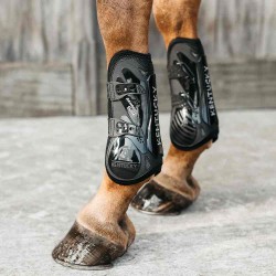 Kentucky Bamboo Shield Elastic Tendon Boots - Black