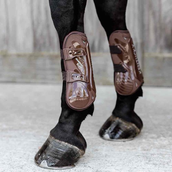 Kentucky Bamboo Shield Elastic Tendon Boots - Brown image