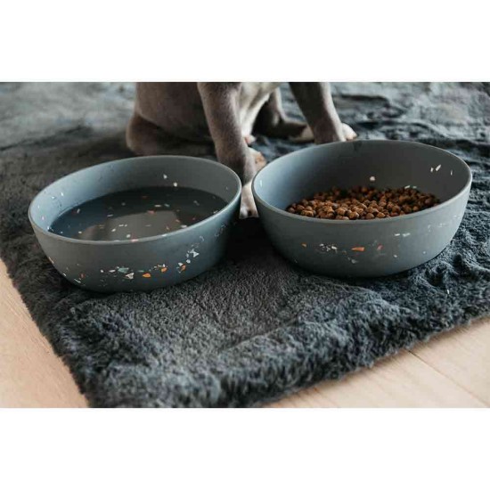 Kentucky Dogwear Dog Bowl Marble Black