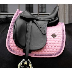 Kentucky Horsewear Dressage Glitter Band Saddlepad - Fuchsia