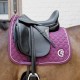 Kentucky Horsewear Dressage Onion Quilt 3D Logo Saddlepad - Purple image