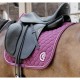 Kentucky Horsewear Dressage Onion Quilt 3D Logo Saddlepad - Purple image