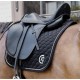 Kentucky Horsewear Dressage Onion Quilt 3D Logo Saddlepad - Black image