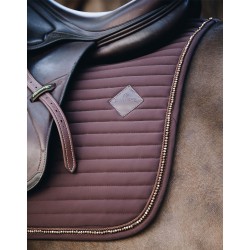 Kentucky Horsewear Dressage Pearls Saddlepad - Brown