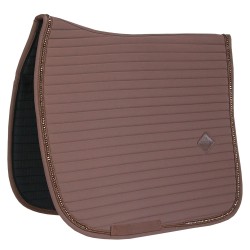Kentucky Horsewear Dressage Pearls Saddlepad - Brown
