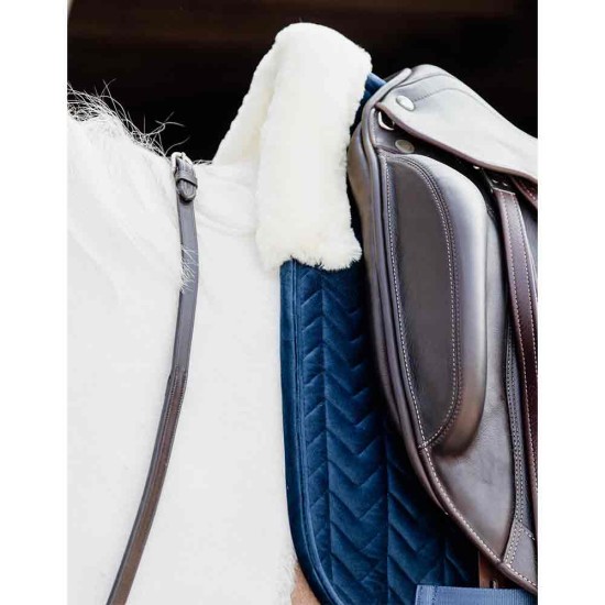 Kentucky Horsewear Skin Friendly Velvet Saddle Pad - Navy image