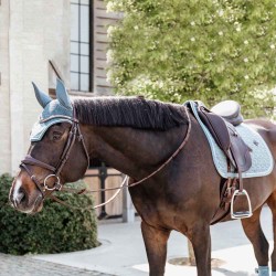 Kentucky Horsewear Velvet Dressage Saddlepad - Light Blue