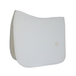 Kentucky dressage Fishbone saddle pad - White