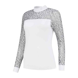 Mrs Ros Mesh Logo Long Sleeve Competition Top