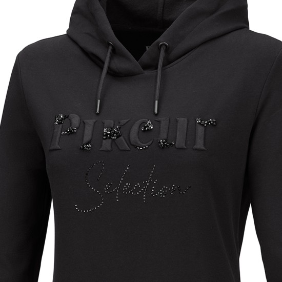Pikeur Niella Women's Hoodie - Black Ladies Shirts and Tops, 20% OFF Promotion image