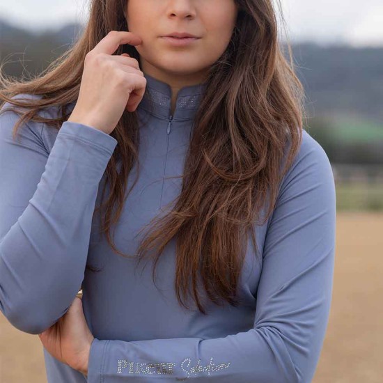 Pikeur Function baselayer Norea - Sky Blue Ladies Shirts and Tops, Base Layers, 20% OFF Promotion image