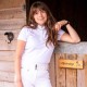 Pikeur Ladies Phiola Competition shirt - White Competition Clothing image