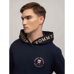 Tommy Hilfiger Austin Logo Hoodie Desert Sky