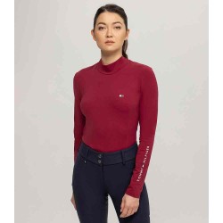 Tommy Hilfiger High Neck Baselayer Rouge