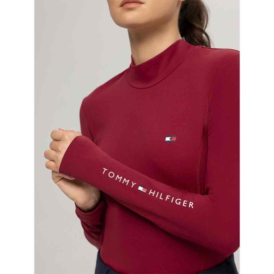 Tommy Hilfiger High Neck Baselayer Rouge image