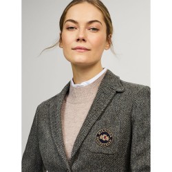 Tommy Hilfiger Albany Tweed Riding Blazer Fossil